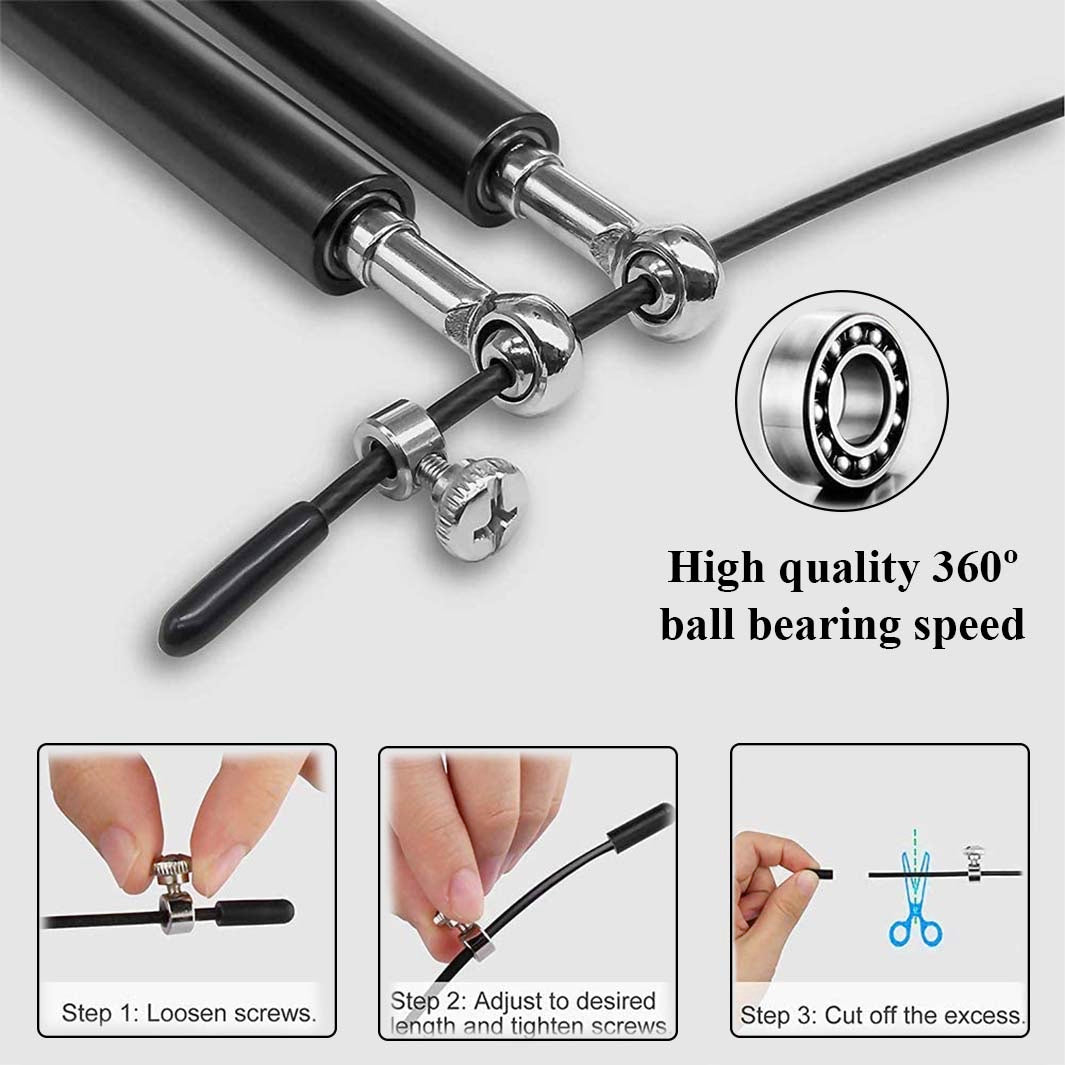 Speed Rope + FREE Carry Bag