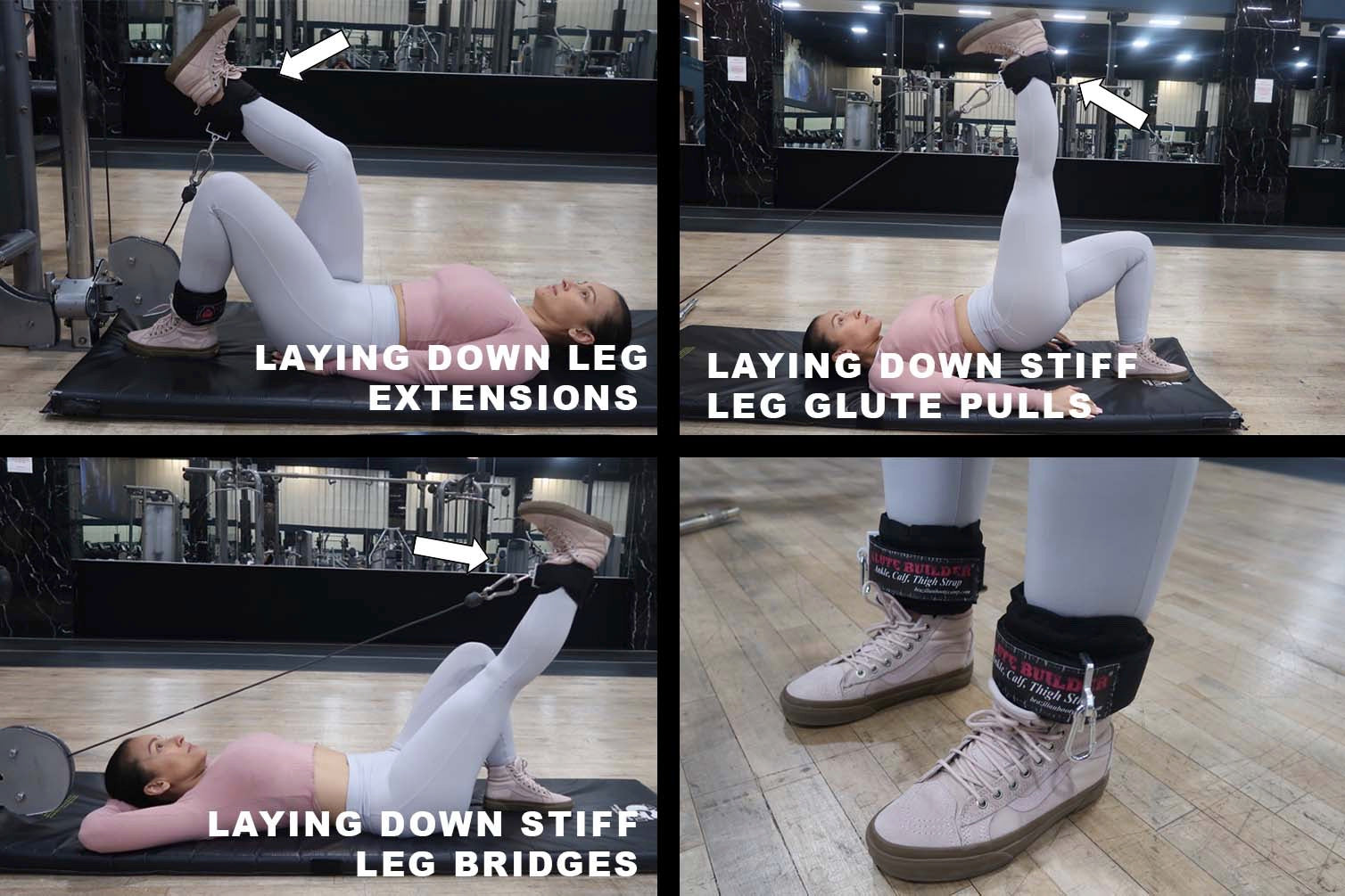 Glute Builder (Ankle, Calf, Thigh Strap) + FREE MOTIVATIONAL WRISTBAND